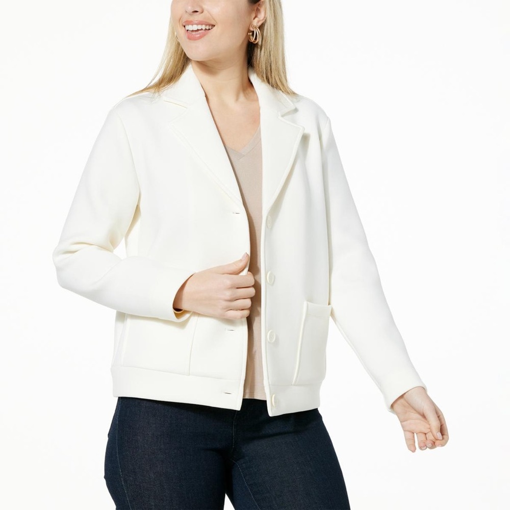 Wynnelayers Scuba knit Jacket NWOT